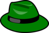 green hat